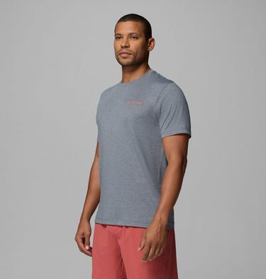 Haut Technique Graphique Parsons Point Homme, Color: City Grey Heather, Linear Peaks, image 36