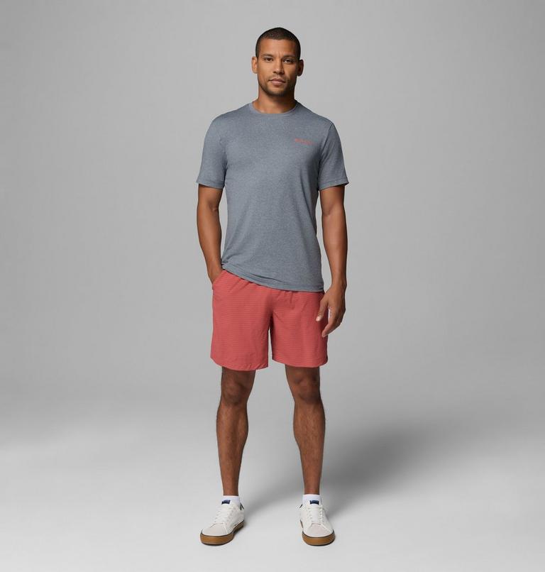 Haut Technique Graphique Parsons Point Homme, Color: City Grey Heather, Linear Peaks, image 2