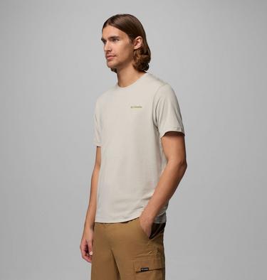 Haut Technique Graphique Parsons Point Homme, Color: Dark Stone Heather, Linear Peaks, image 12