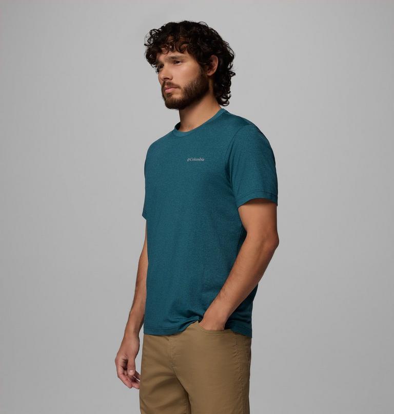 Haut Technique Graphique Parsons Point Homme, Color: Everblue Heather, Splatter Gem, image 4