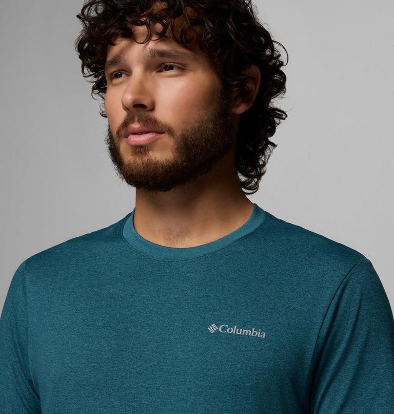 Haut Technique Graphique Parsons Point Homme, Color: Everblue Heather, Splatter Gem, image 5