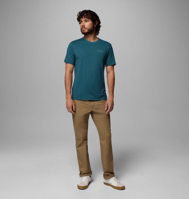 Haut Technique Graphique Parsons Point Homme, Color: Everblue Heather, Splatter Gem, image 2