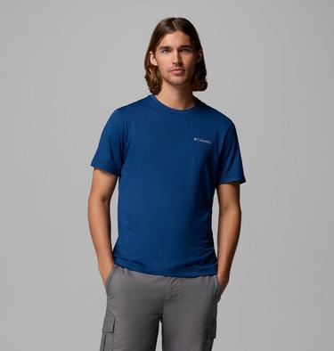 Haut Technique Graphique Parsons Point Homme, Color: Mountain Blue Heather, Athletic Gem Badg, image 19