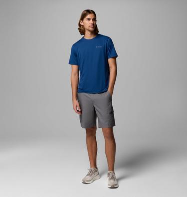 Haut Technique Graphique Parsons Point Homme, Color: Mountain Blue Heather, Athletic Gem Badg, image 18