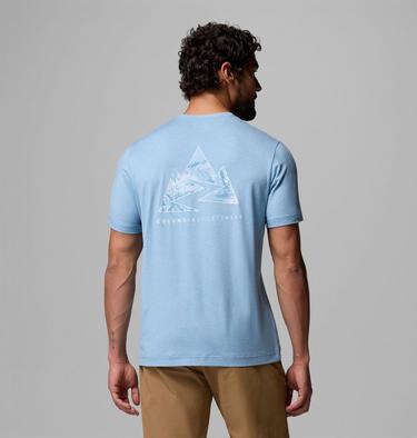 Men's Parsons Point Technical Graphic Top, Color: Rainy Day Heather Zigzag Climb, image 15