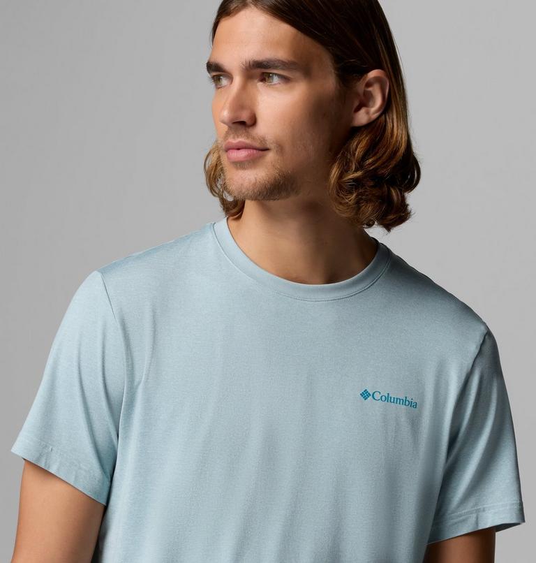 Haut Technique Graphique Parsons Point Homme, Color: Marine Light Heather, Athletic Gem Badge, image 5