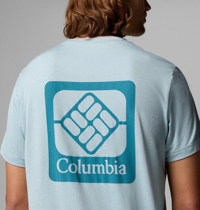 Haut Technique Graphique Parsons Point Homme, Color: Marine Light Heather, Athletic Gem Badge, image 6