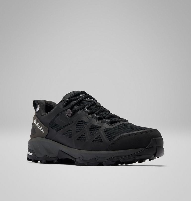 Men's Peakfreak 3 OutDry Hiking Shoes, Color: Black, Dark Grey, image 3