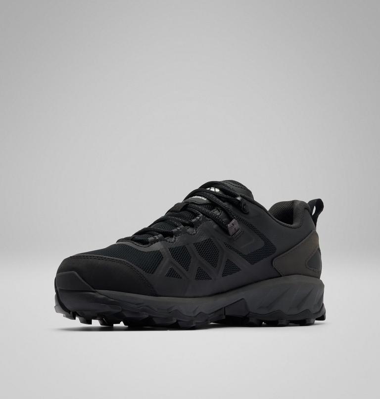 Men's Peakfreak 3 OutDry Hiking Shoes, Color: Black, Dark Grey, image 7