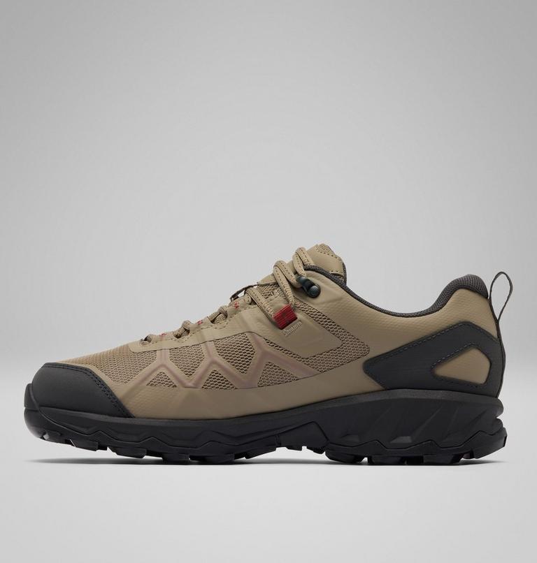 Men's Peakfreak 3 OutDry Hiking Shoes, Color: Pebble, Red Oxide, image 6