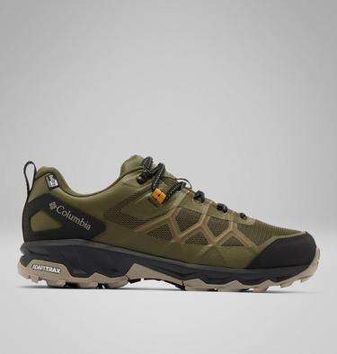 Men's Peakfreak 3 OutDry Hiking Shoes, Color: Nori, Desert Gold, image 5