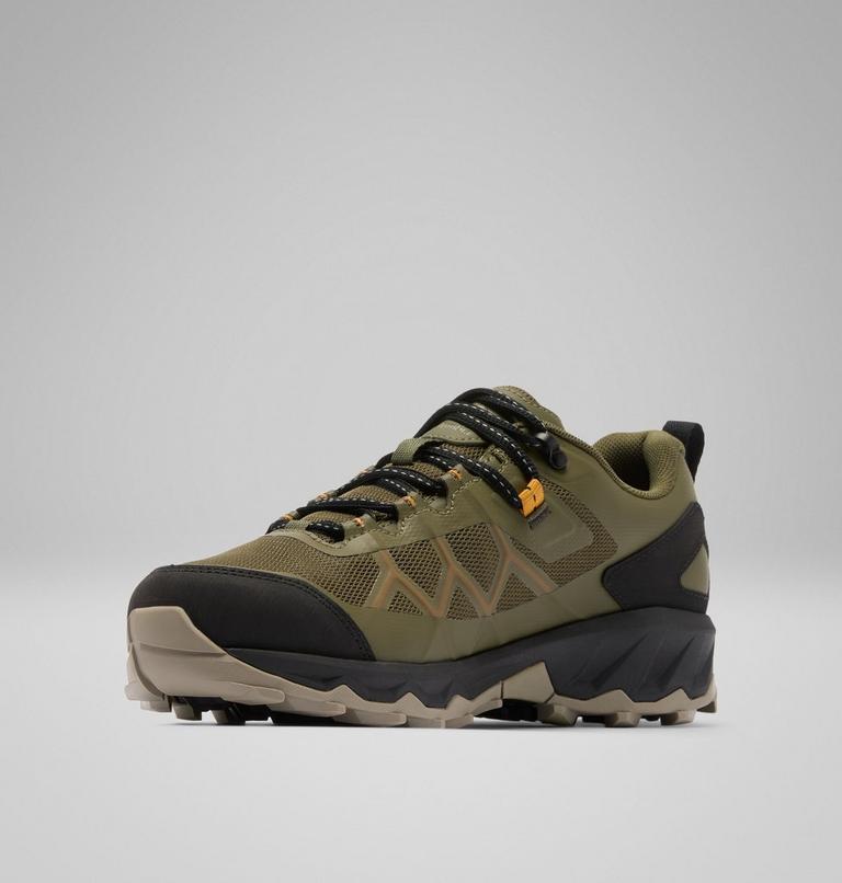 Men's Peakfreak 3 OutDry Hiking Shoes, Color: Nori, Desert Gold, image 7