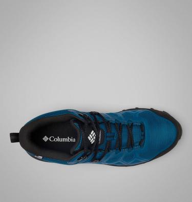 Men's Peakfreak 3 Mid OutDry Hiking Boots, Color: Phoenix Blue, Black, image 4