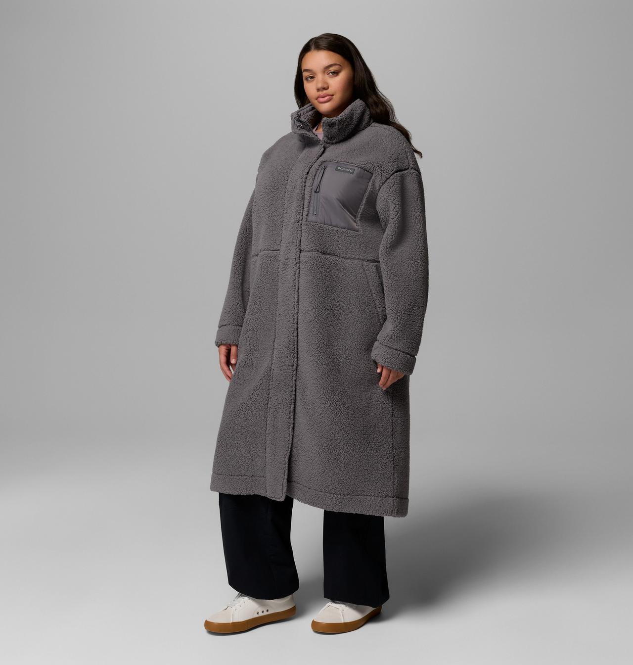 Women's Winter Warmth Full Length Jacket - Plus Size 4