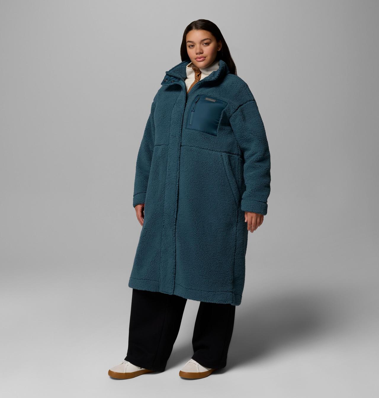 Women's Winter Warmth Full Length Jacket - Plus Size 4