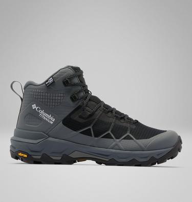 Women's Peakfreak Titanium Mid OutDry Hiking Shoes, Color: Black, Sedona Sage, image 3