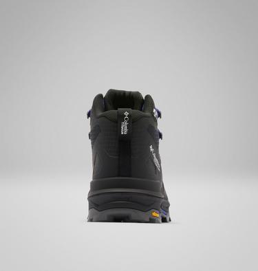 Women's Peakfreak Titanium Mid OutDry Hiking Shoes, Color: Black, Purple Quartz, image 2