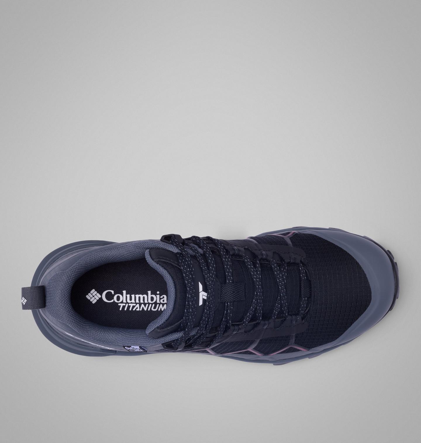 Обувь Columbia Women's Peakfreak Titanium OutDry Shoe - Wide, цвет: Чёрный / Лиловый — фото 3