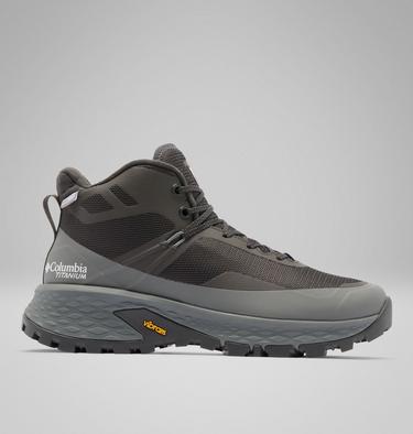 Women's Tellurix Titanium Mid OutDry Hiking Shoes, Color: Dark Grey, Ti Grey Steel, image 3