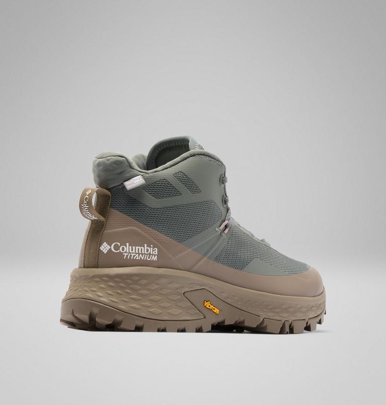 Women's Tellurix Titanium Mid OutDry Hiking Shoes, Color: Sedona Sage, Sparrow, image 9