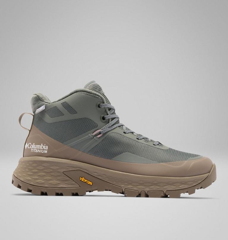 Women's Tellurix Titanium Mid OutDry Hiking Shoes, Color: Sedona Sage, Sparrow, image 1