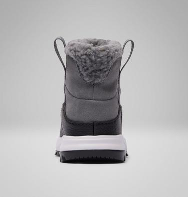 Kids' Snowtrot Ease Slip-On Winter Boots, Color: Graphite, Black, image 4