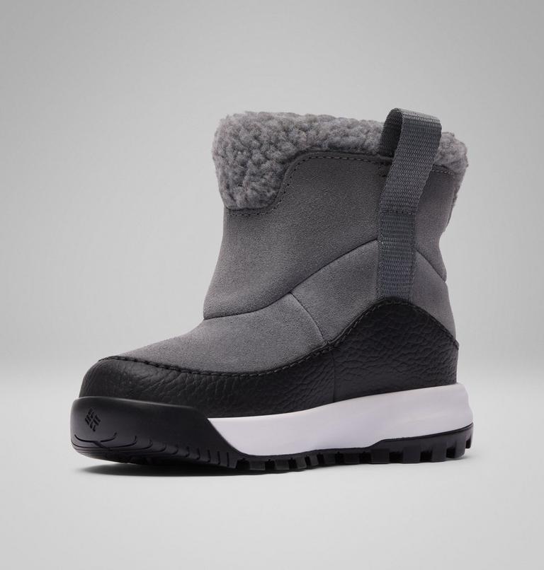 Kids' Snowtrot Ease Slip-On Winter Boots, Color: Graphite, Black, image 7