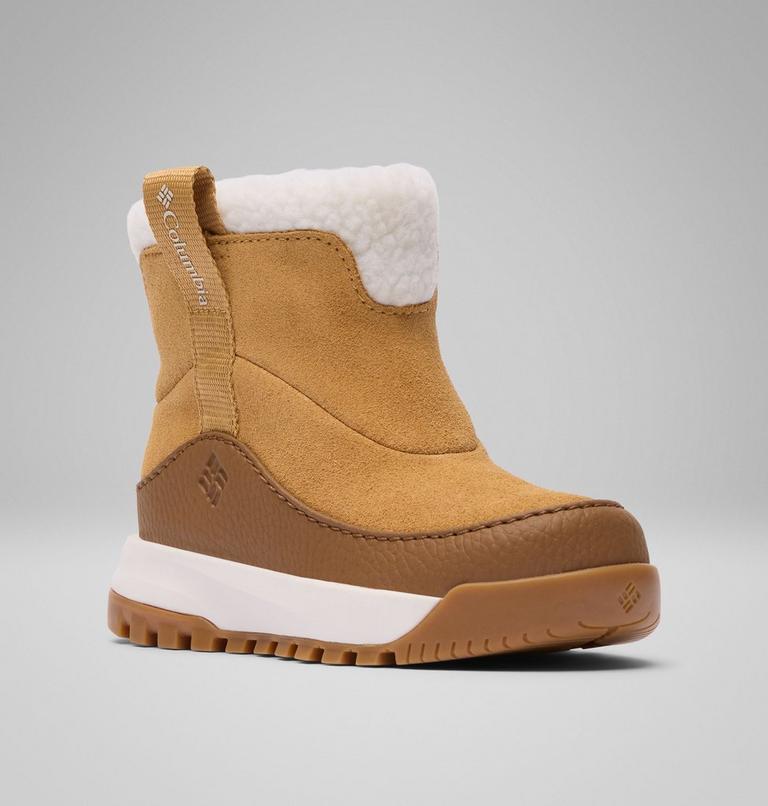 Kids' Snowtrot Ease Slip-On Winter Boots, Color: Curry, Light Brown, image 3