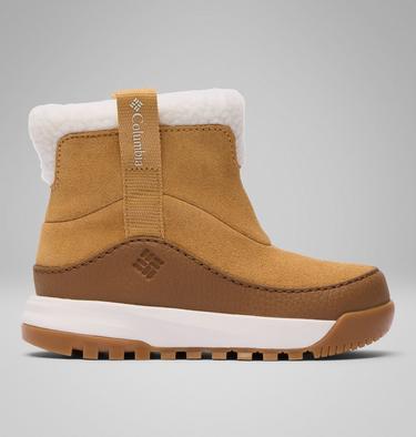 Kids' Snowtrot Ease Slip-On Winter Boots, Color: Curry, Light Brown, image 1