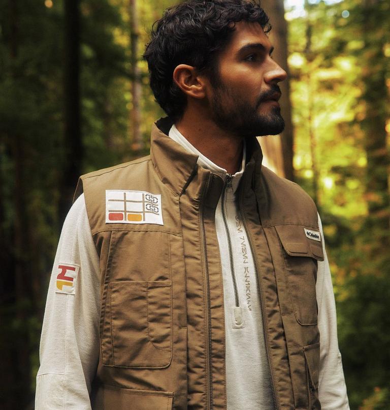 Unisex Endor Issue Half Zip Long Sleeve T-shirt, Color: Fawn, image 8