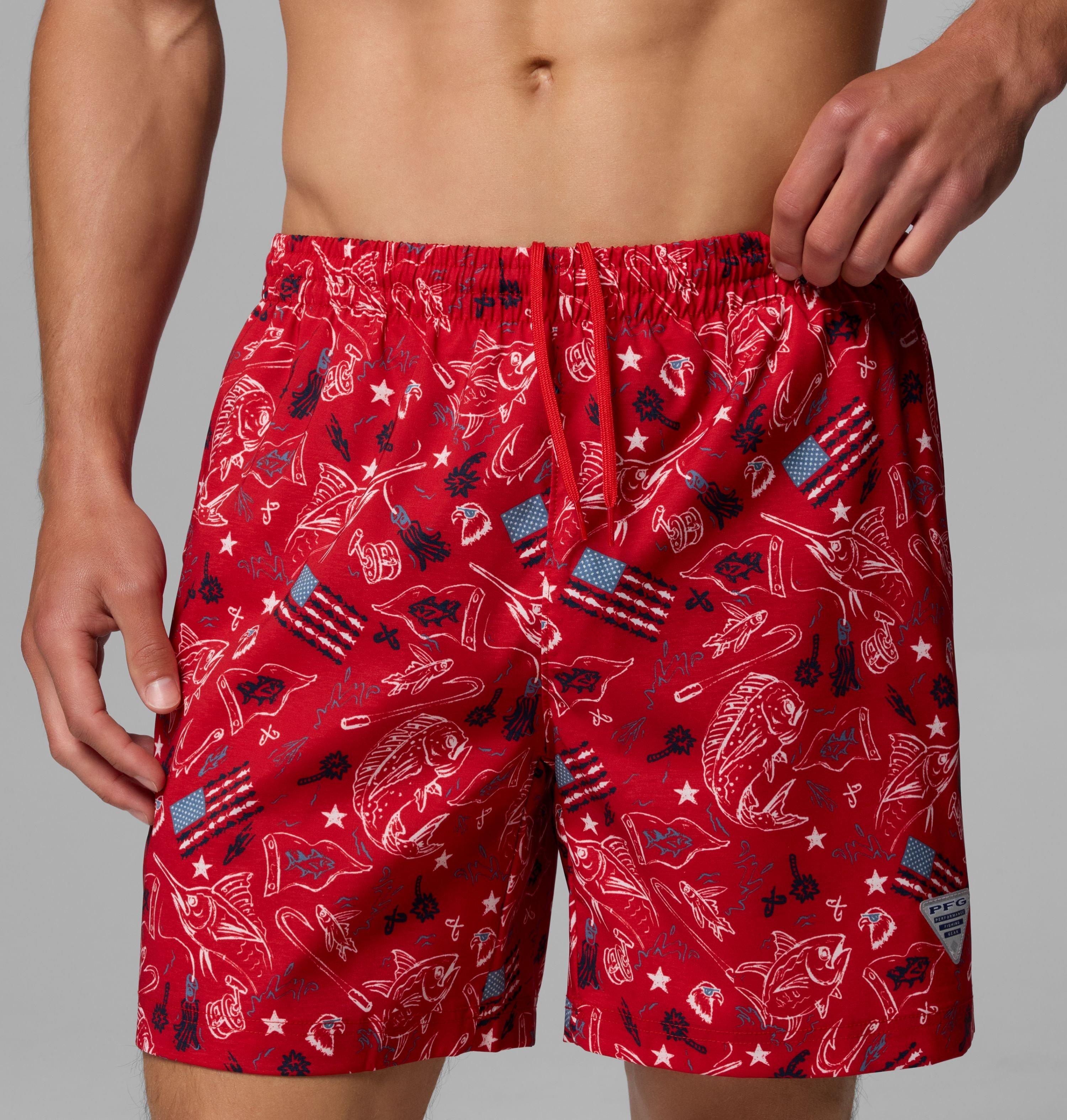 Men's Tough Mother PFG Printed Shorts | 696 | XL | 6 5