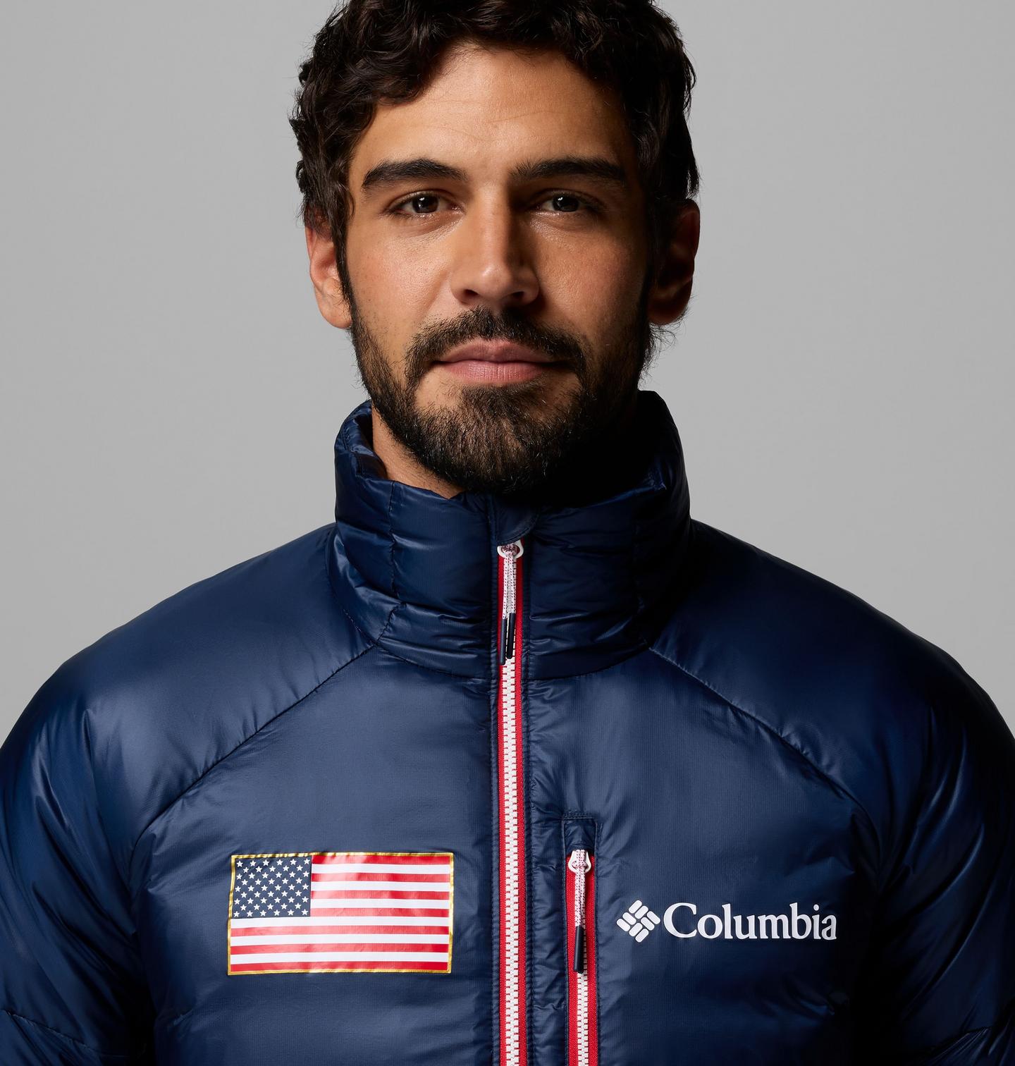 Мужская куртка Columbia USA 2026 Down Puffer, цвет: Тёмно-синий — фото 3