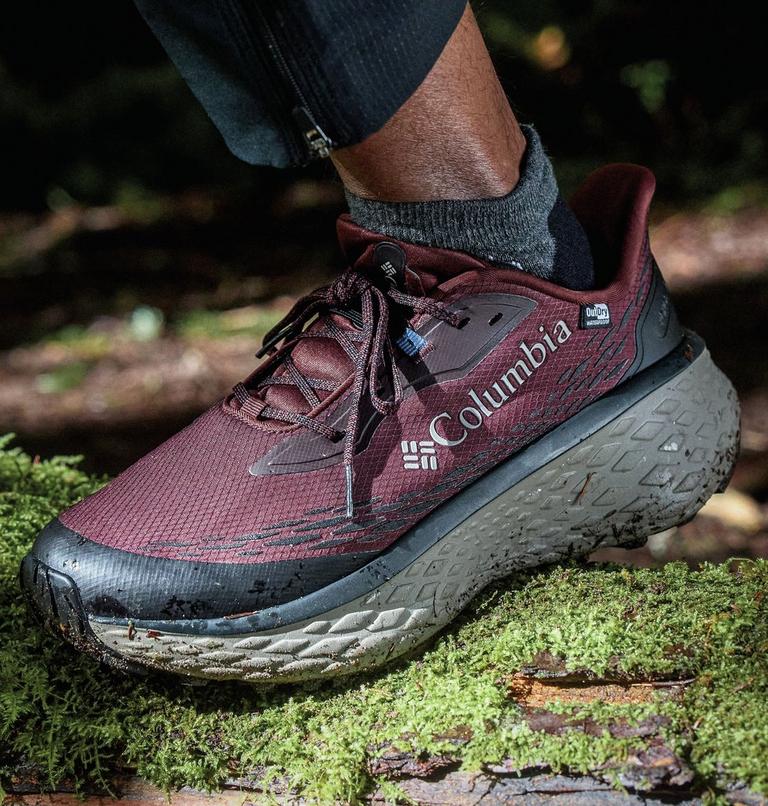 Men's Konos Trillium ATR OutDry Trail Running Shoes, Color: Redwood, Whale, image 12
