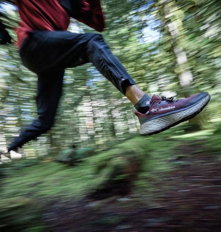 Men's Konos Trillium ATR OutDry Trail Running Shoes, Color: Redwood, Whale, image 14