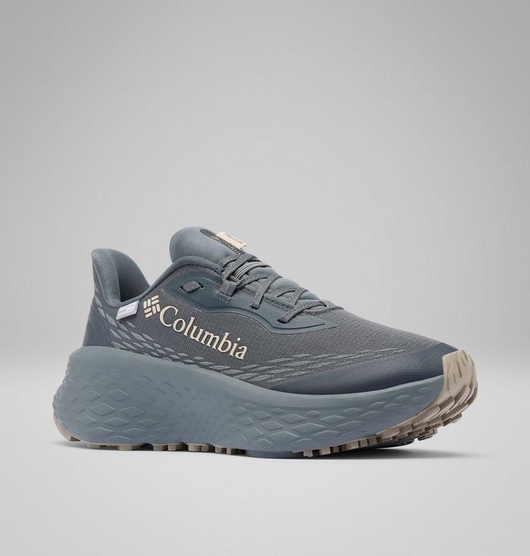 Women's Konos Trillium ATR OutDry Trail Running Shoes, Color: Graphite, Soft Taupe, image 3