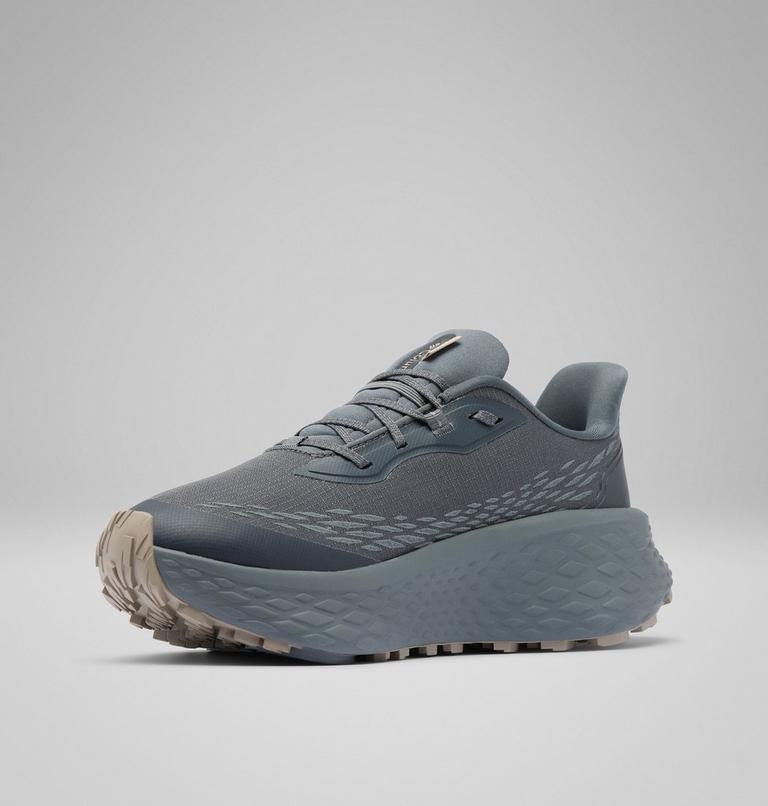Women's Konos Trillium ATR OutDry Trail Running Shoes, Color: Graphite, Soft Taupe, image 7