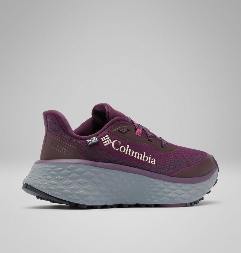 Women's Konos Trillium ATR OutDry Trail Running Shoes, Color: Black Cherry, Wine Berry, image 9