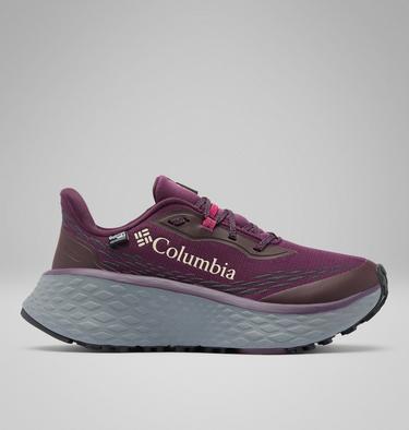 Women's Konos Trillium ATR OutDry Trail Running Shoes, Color: Black Cherry, Wine Berry, image 1