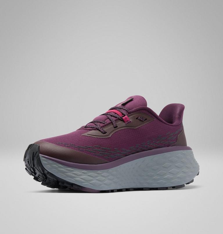 Women's Konos Trillium ATR OutDry Trail Running Shoes, Color: Black Cherry, Wine Berry, image 7