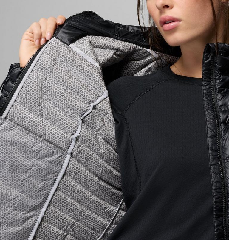 Women's Endevour Mountain Down Packable Jacket, Color: Black, image 6
