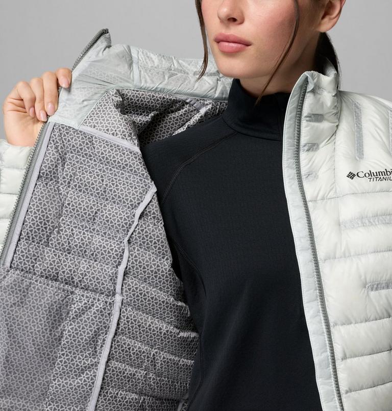Women's Endevour Mountain Down Packable Jacket, Color: Tea Light, image 6