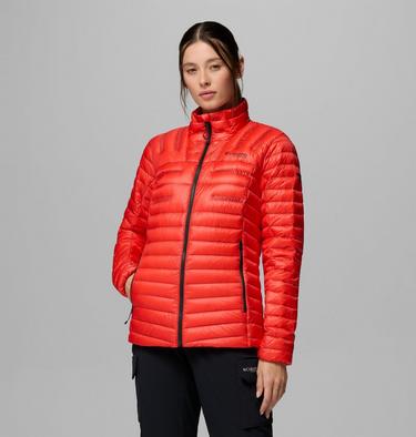 Women's Endevour Mountain Down Packable Jacket, Color: Poppy Red, image 3