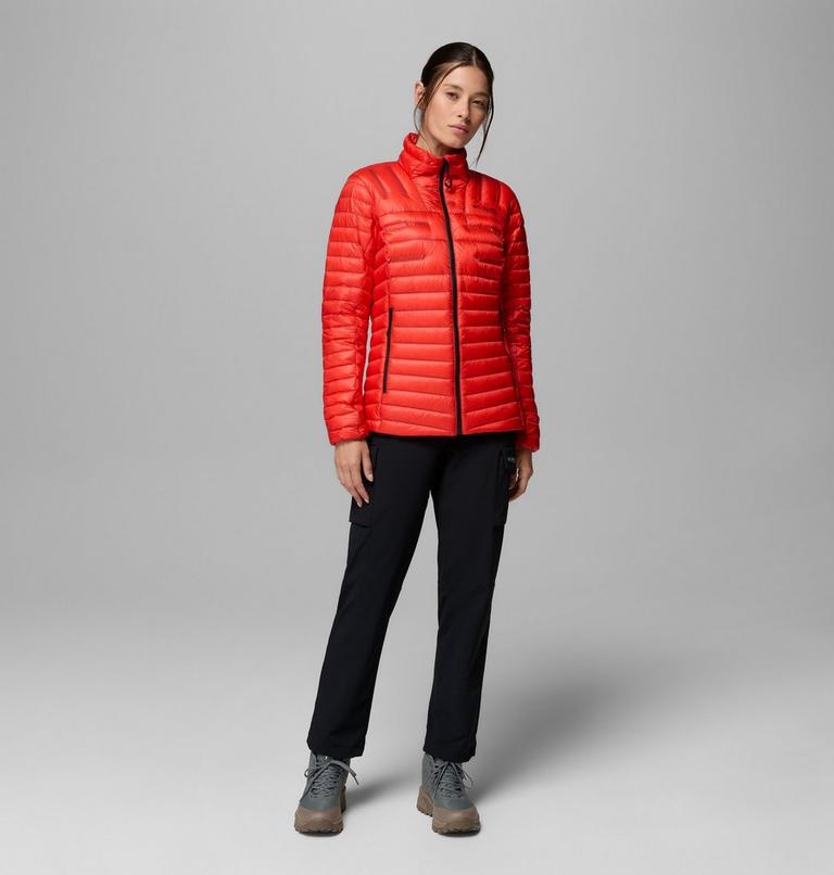 Women's Endevour Mountain Down Packable Jacket, Color: Poppy Red, image 2