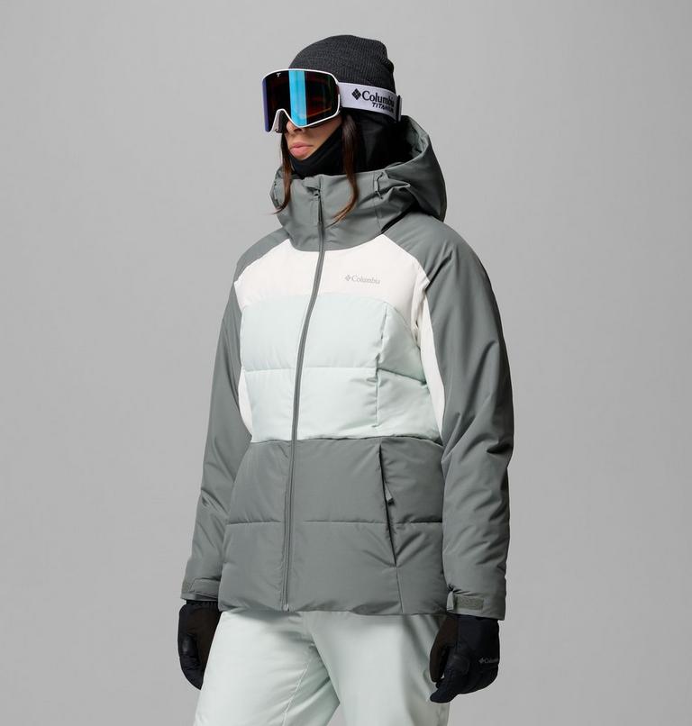 Giacca da sci imbottita Ava Alpine da donna, Color: Sedona Sage, Sea Salt, Tea Light, image 4