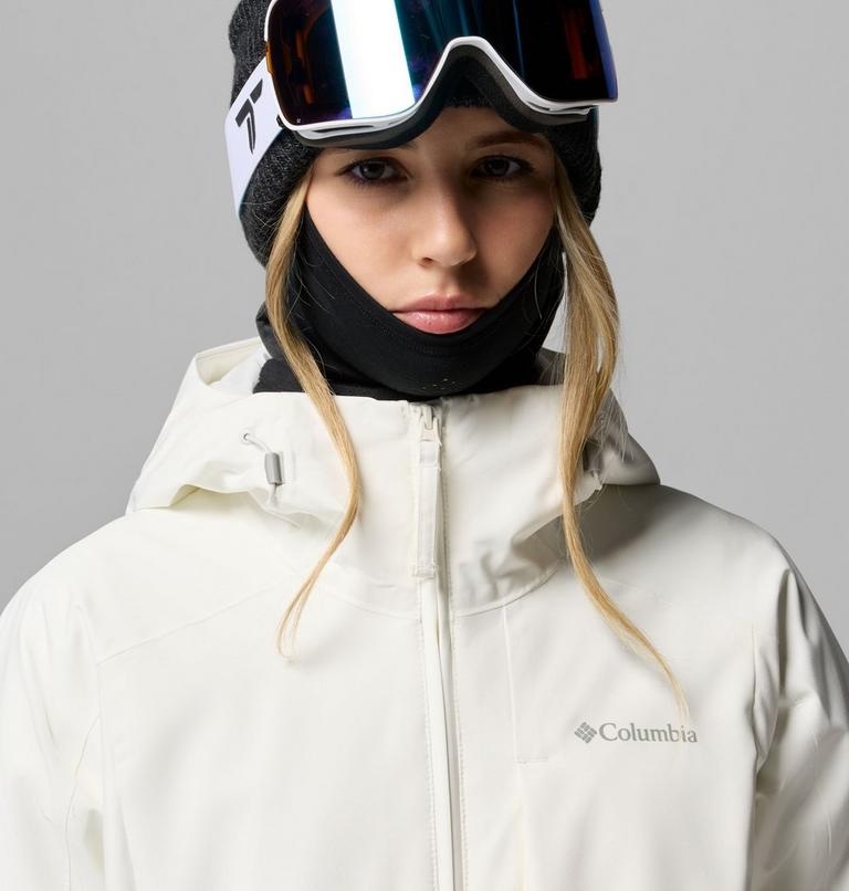 Women's Ava Alpine Belted Insulated Ski Jacket, Color: Sea Salt, image 7