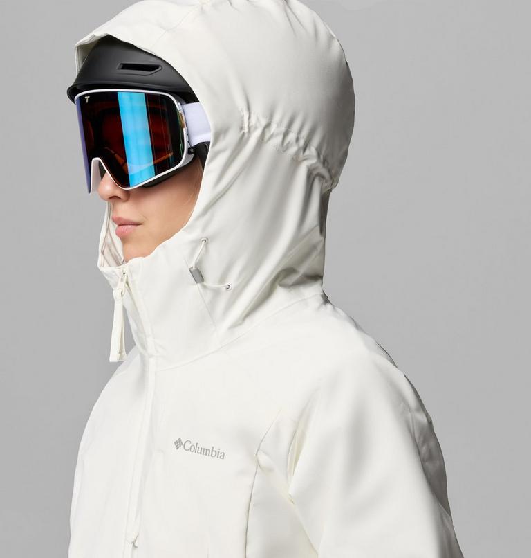 Women's Ava Alpine Belted Insulated Ski Jacket, Color: Sea Salt, image 8