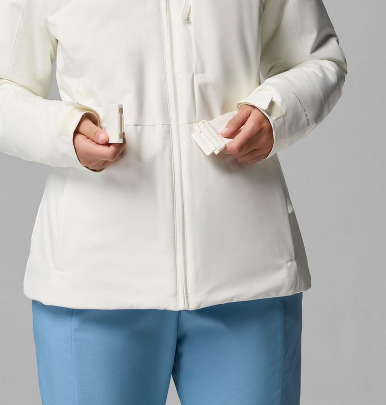 Women's Ava Alpine Belted Insulated Ski Jacket, Color: Sea Salt, image 11