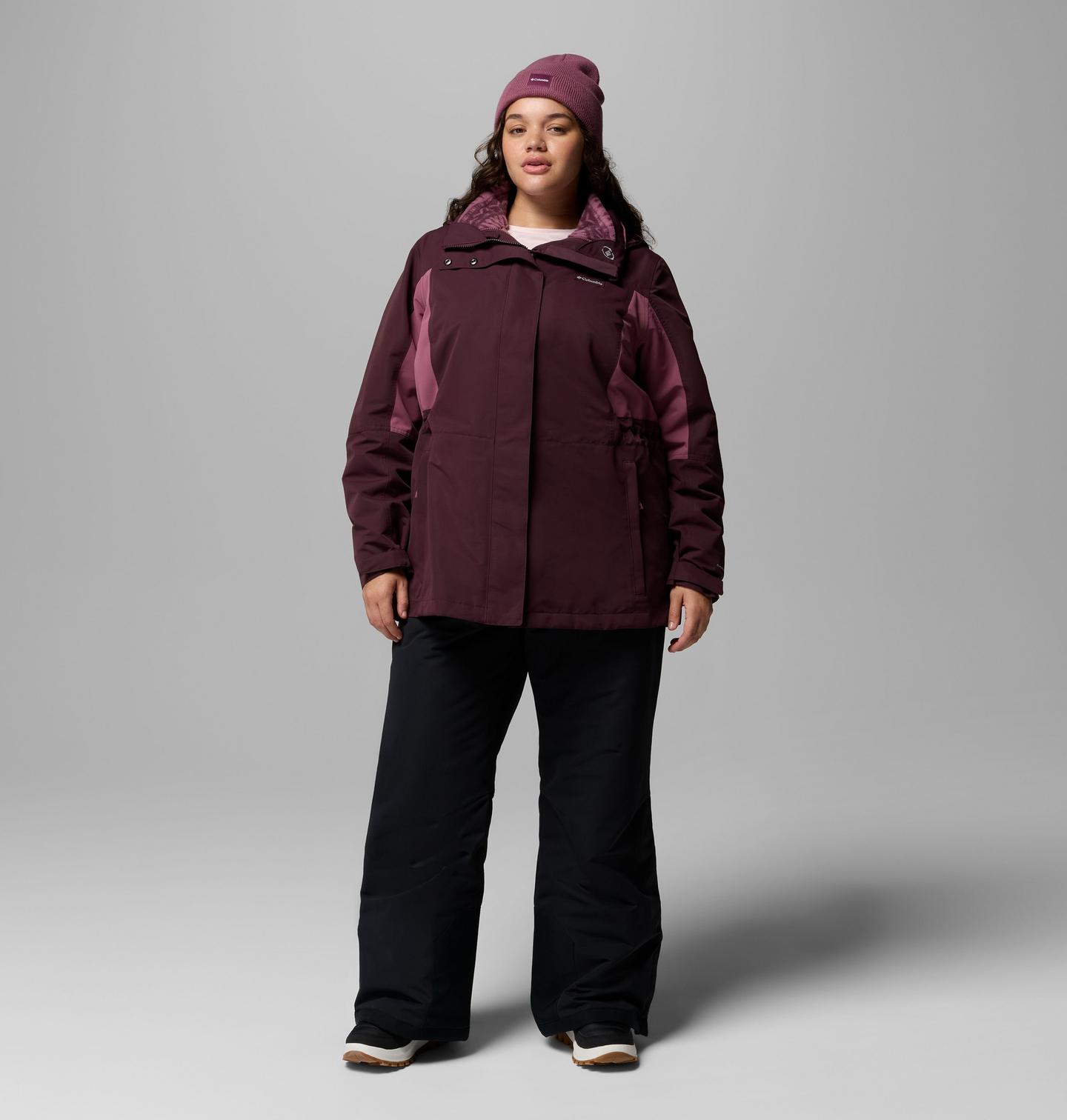 Женские брюки Columbia Bugaboo III Pants - Plus Size, цвет: Чёрный — фото 2