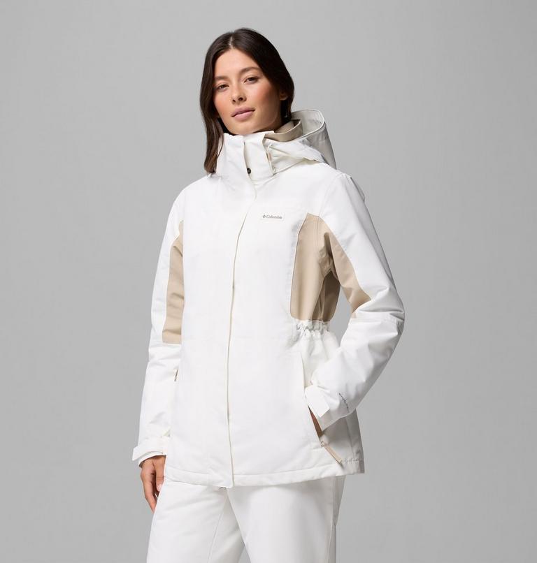 Women's Bugaboo IV 3-in-1 Jacket, Color: Sea Salt, Ancient Fossil, image 4