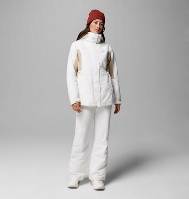 Women's Bugaboo IV 3-in-1 Jacket, Color: Sea Salt, Ancient Fossil, image 10